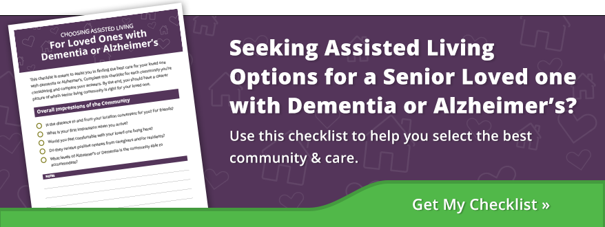 Alzheimer's and Dementia Care Checklist