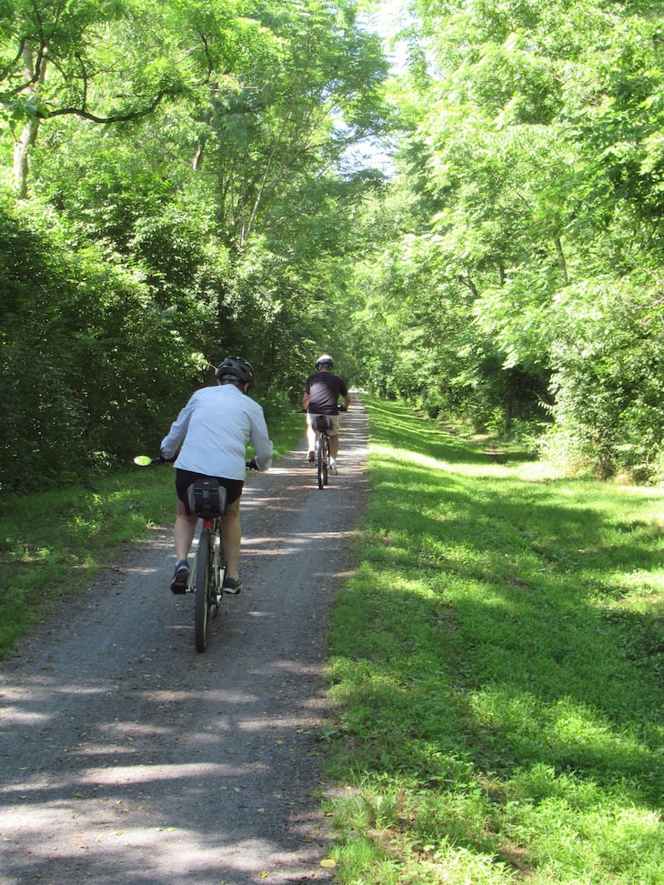 Green Ridge Village residents bike riding