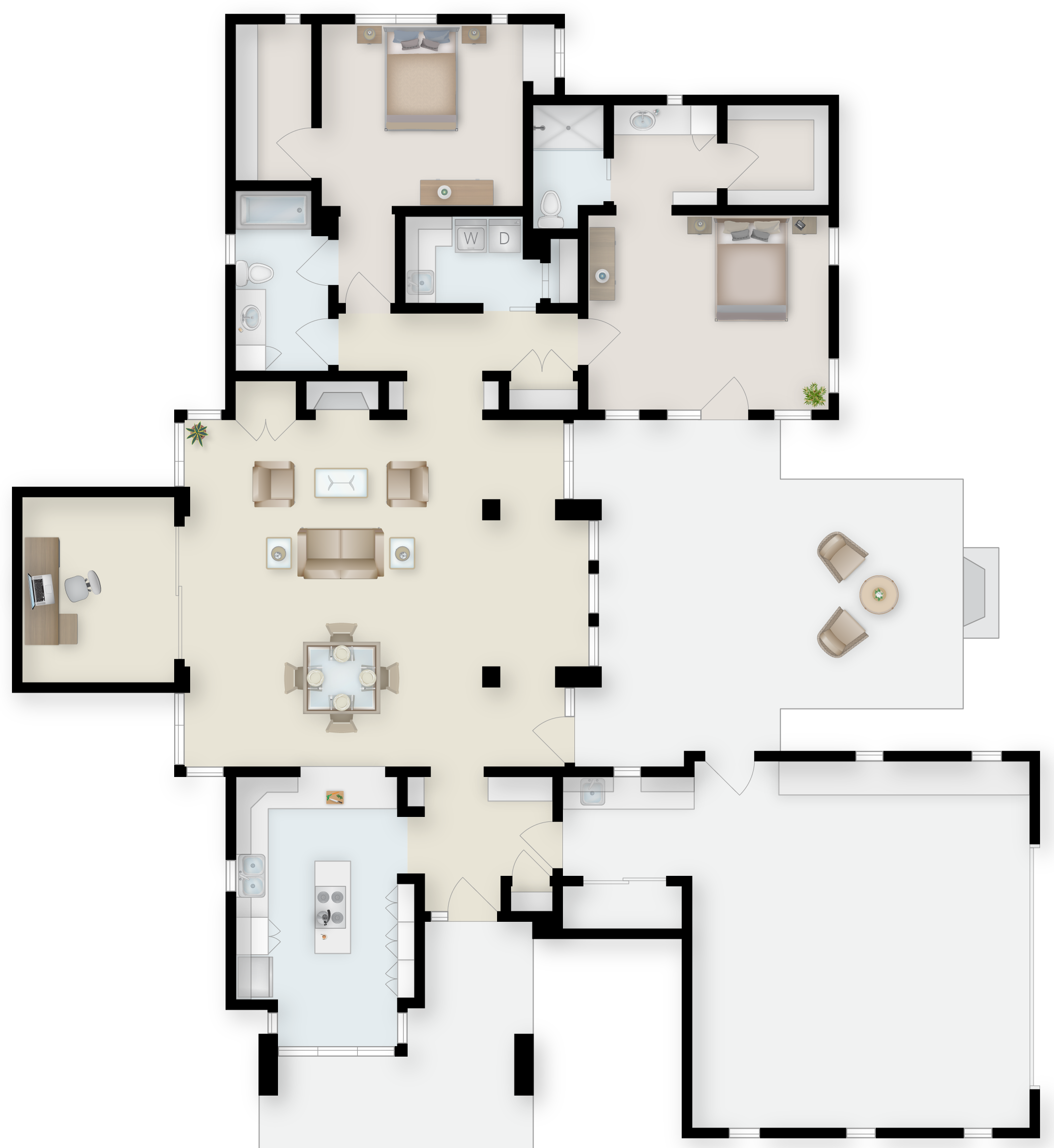GRV_IL-Lodges_TheCaledonia&TheMichaux_2b2bDen_2100_staged