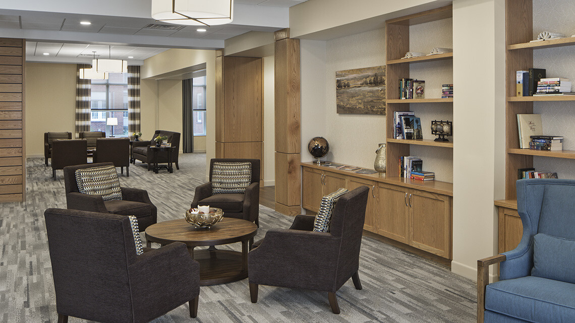 Inglenook at Presbyterian Village_Int Lobby 2_Copyright Andrew Rugge Courtesy Perkins Eastman-1