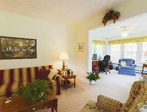 Woods Lane Villa Living Room | Westminster Woods at Huntingdon