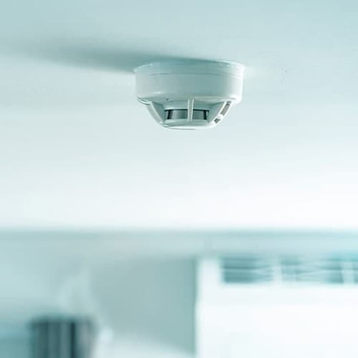 Smoke Detector on ceiling
