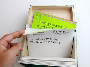 Boîte mémoire finie