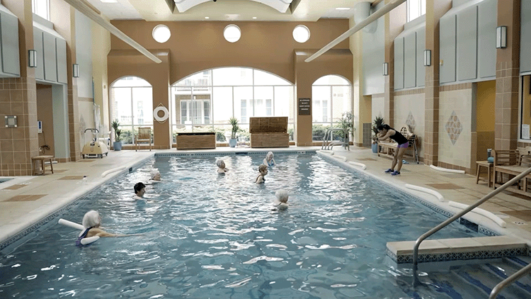 Fitness at Kirkland Village A senior living community in Bethlehem PA
