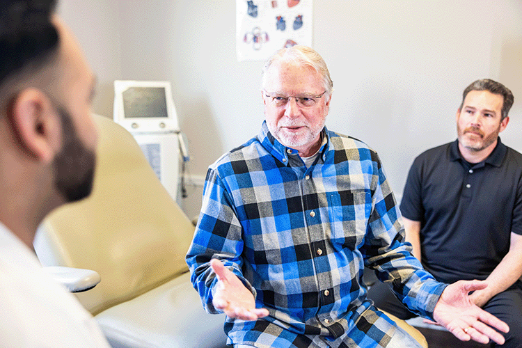 Healthcare Discussion with Older adult
