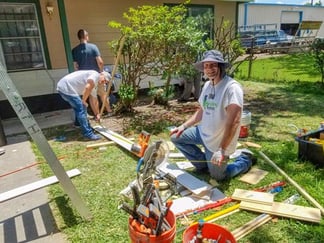 Rob McFadden and Ryan Knisely Working in Houston