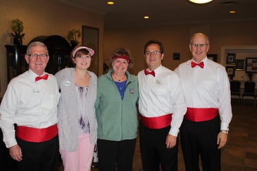 psl senior management serves red hat society