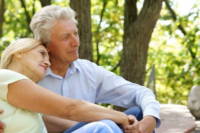 Evaluating Senior Living Communities | Couple Sitting Together