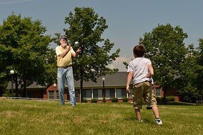 passing the football at quincy village