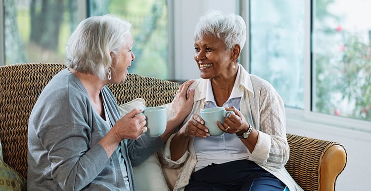 Seniors Connect in Retirement Community