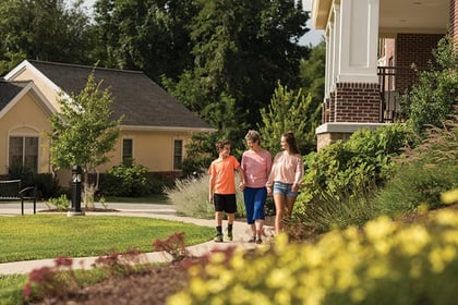 Sized Family Walking