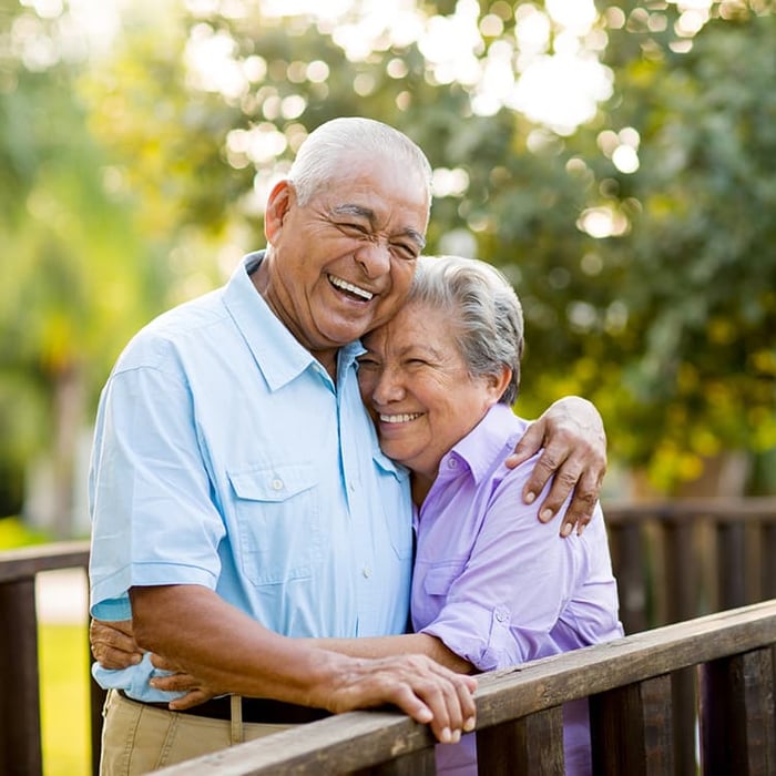 Smiling Senior Couple