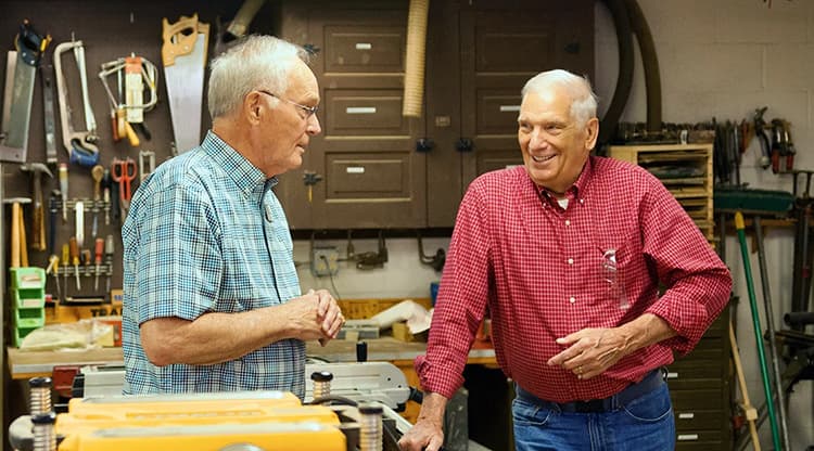 Two Guys talking