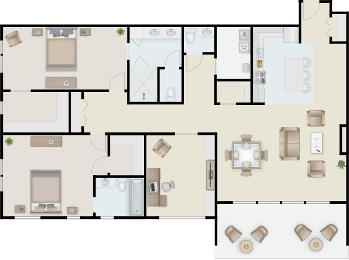 CA PembrookGardens UnitC 2100