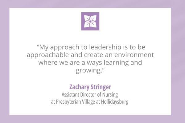 Zackary Stringer Nursing Leader