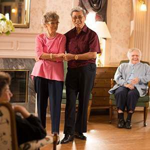 Elderly Couple Dancing | Residential Living at St. Andrew's Village