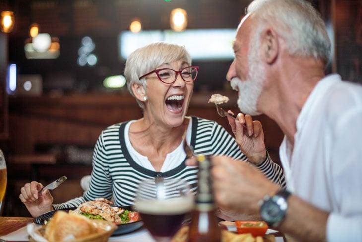 senior-couple-dining-out