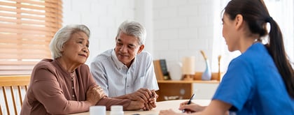 discussing assisted living financing