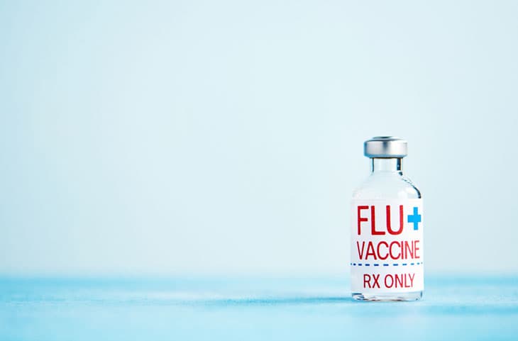 flu vaccine prescription vial