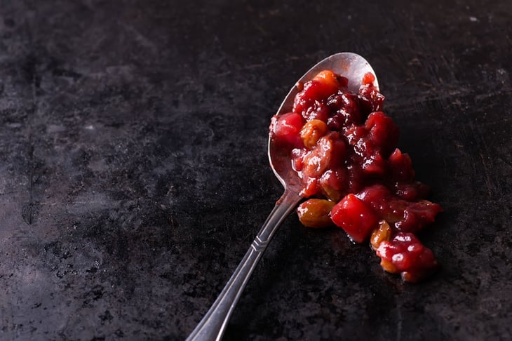 Apple-Cranberry Chutney